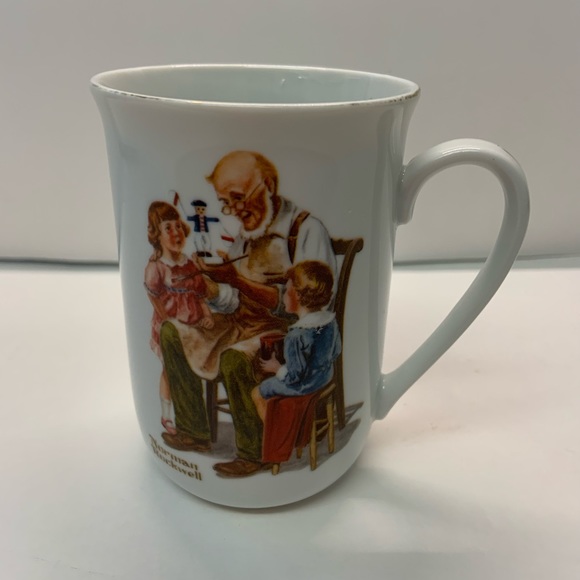 Norman Rockwell The Toymaker Mug Cup 1982 - Picture 8 of 10